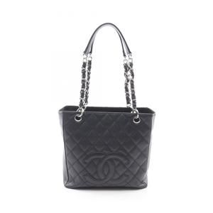 CHANEL Matelasse PST Tote Bag in Calfskin Leather, Women's, Black